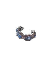 Piercing Fake Tanzanita Prata 925 Ródio