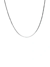Colar Corrente veneziana 40 cm Prata 925 Ródio