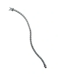 Pulseira Riviera estrela 17 cm Prata 925 com Ródio