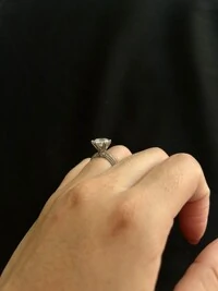 Anel Solitário Zircônia Garras Cravejadas Prata 925 Ródio