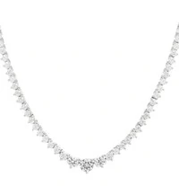 Colar Riviera Degradê Prata 925 Ródio 2 mm