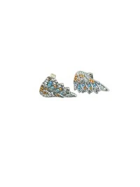 Brinco Asa Colors Prata 925 Ródio