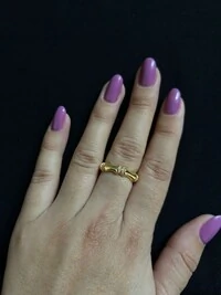 Anel aliança inteira osso zircônia Prata 925 Ouro 18 k