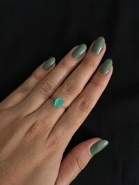 Anel Gota Ametista Fusion Tifany Prata 925 Ródio