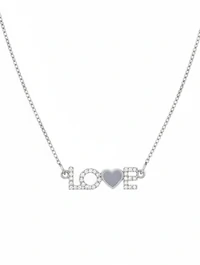 Colar Love Prata 925 Ródio