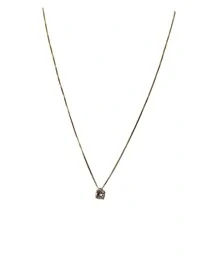 Colar ponto de luz Prata 925 Ouro 18K
