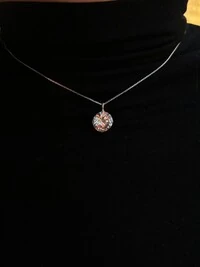Colar Ponto Zircônia G Prata 925 Ródio