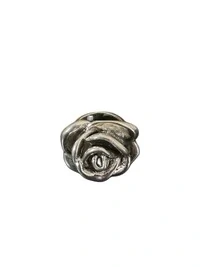 Anel Flor Eletro forma Prata 925 Bali