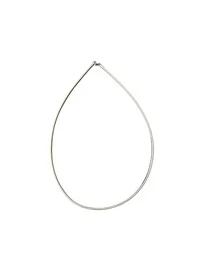 Colar Aro Liso Prata 925 Lisa