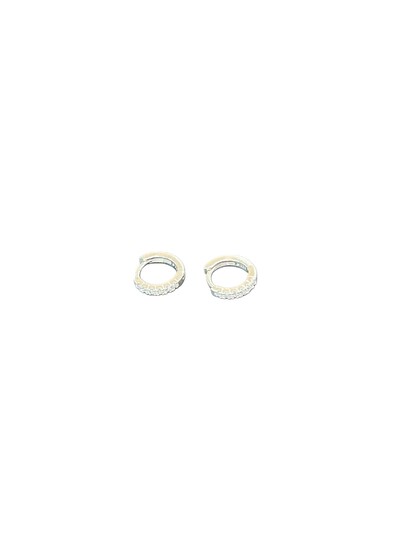 Foto Brinco argola M Prata 925 Ródio
