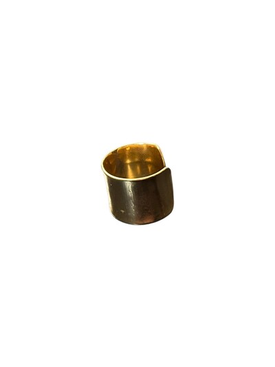 Foto Anel Bracelete aberto Prata 925 Ouro18k
