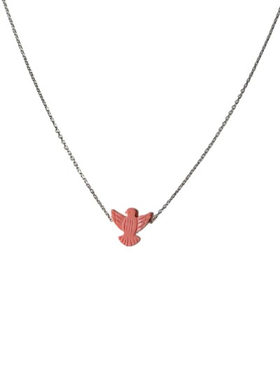 Foto Colar Espírito Santo Coral Prata 925 Ródio