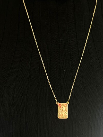 FotoColar Escapulário Prata 925 Ouro 18 k