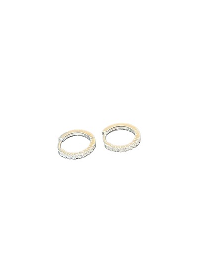 Foto Brinco argola G Prata 925 Ródio