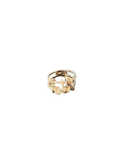 Foto Anel 2 aros argolinhas penduradas Prata 925 Ródio