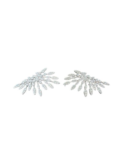 Foto Brinco Ear cuff Asa zircônia Prata 925 Ródio