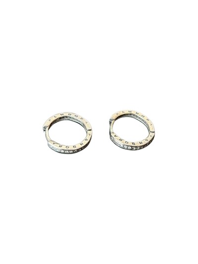 Foto Brinco Argola Zircônia Pandora Prata 925 Ródio