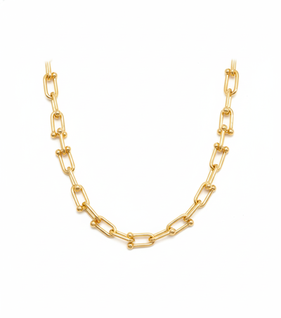 Foto Colar Inspiração 45 cm Prata 925 Ouro 18 k