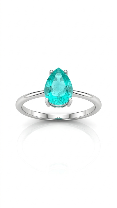 Foto Anel Gota Ametista Fusion Tiffany Prata 925 Ródio