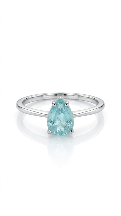 Foto Anel Gota Ametista Fusion Tiffany Prata 925 Ródio