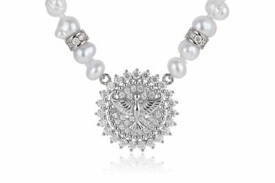 Foto Colar Pérola Espírito Santo Prata 925 Ródio