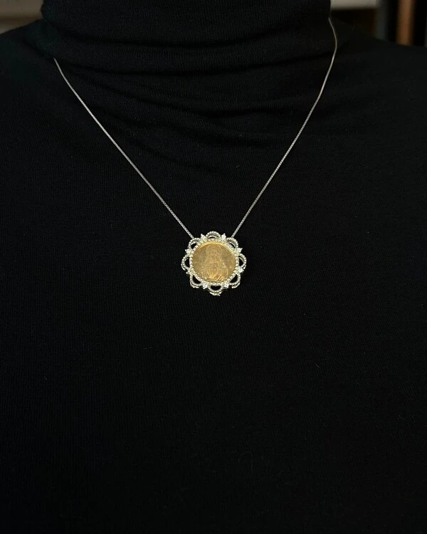 Colar Nossa Senhora Prata 925 Lisa