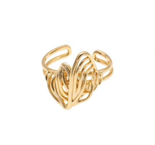 Anel Casulo 12492 Ouro 18 k