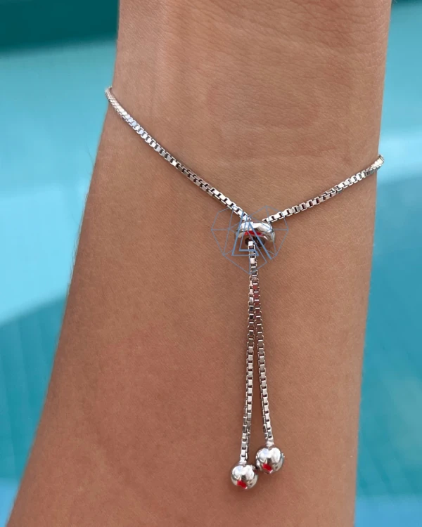 Pulseira Gota Turmalina Zircônia Gravata Em Prata 925 Com Banho Em Ródio