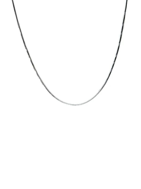 Colar Corrente veneziana 40 cm Prata 925 Ródio