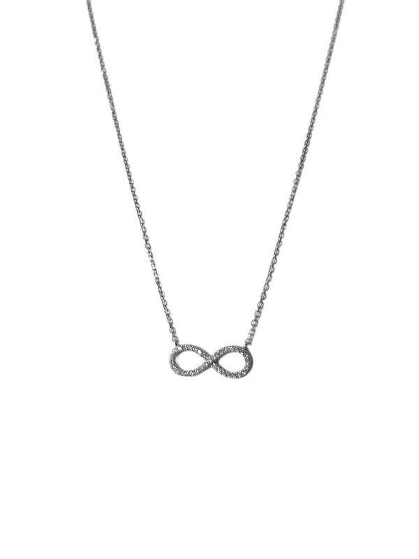 Colar infinito Prata 925 Ródio