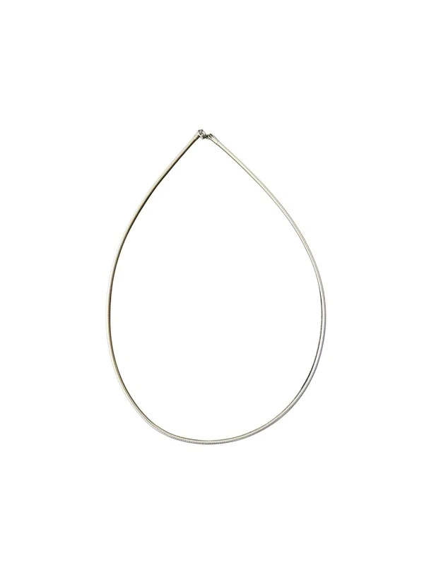 Colar Aro Liso Prata 925 Lisa