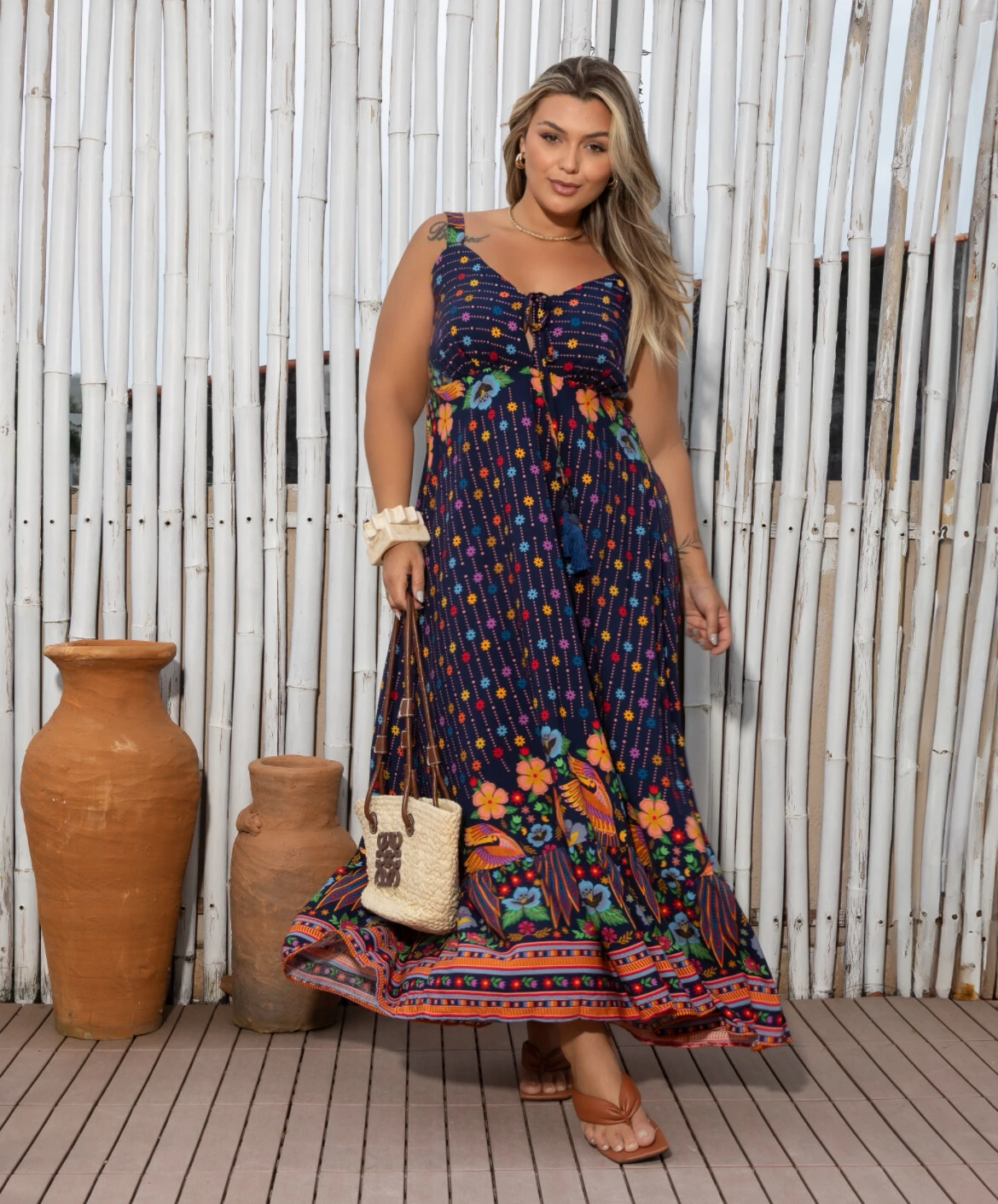 FotoVESTIDO FLORAL FARM TROPICAL