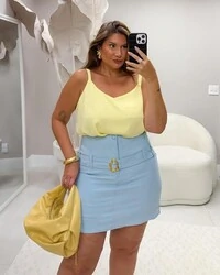 SHORT SAIA COM CINTO ROSA MILLIOSSI