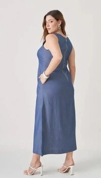 VESTIDO JEANS DENIM SPANDER UPPER