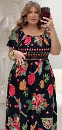 VESTIDO FLORAL FARM GZ