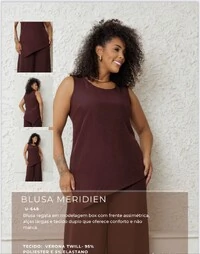 CONJUNTO CALÇA E BLUSA MERIDIEN UPPER