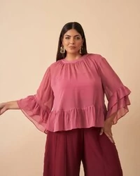 BLUSA COM MANGA QUEBELA