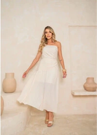 VESTIDO LISTRADO ASSIMETRICO 8473 DIVAS VOGA