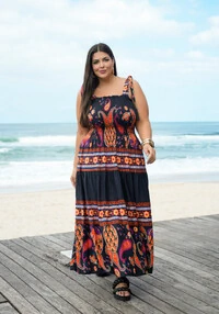 VESTIDO FESTA TROPICAL DOCEVIDA