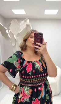 VESTIDO FLORAL FARM GZ