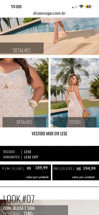 VESTIDO MIDI LESE DIVAS VOGA