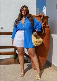 CAMISA LISTRAS ITALIA MARIA FRANCIA