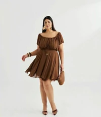 VESTIDO CURTO QUEBELA
