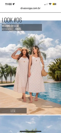VESTIDO MIDI LESE DIVAS VOGA
