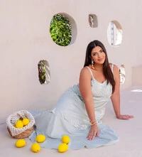 VESTIDO LISTRADO DIVAS VOGA
