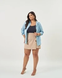 SAIA SHORTS ESSENCIAL COM ELASTANO UPPER