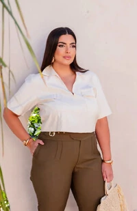CAMISA CROPPED CARGO DIVAS VOGA