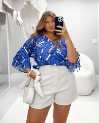 SHORT LINHO FLORATA MILANJUS