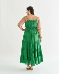 VESTIDO MIDI QUEBELA