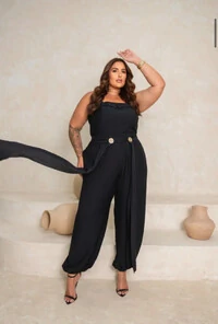 CONJ.CALÇA ALADIM COM TOP 11424 DIVAS VOGA